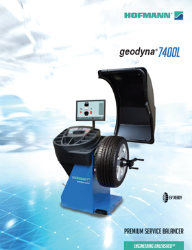 geodyna® 7400L Equilibradora de ruedas con monitor LCD brochure